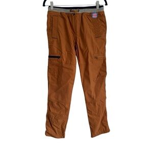 Mini Boden Warrior Knees Cargo Pants Jersey Knit Lined Drawstring Pockets 11Y